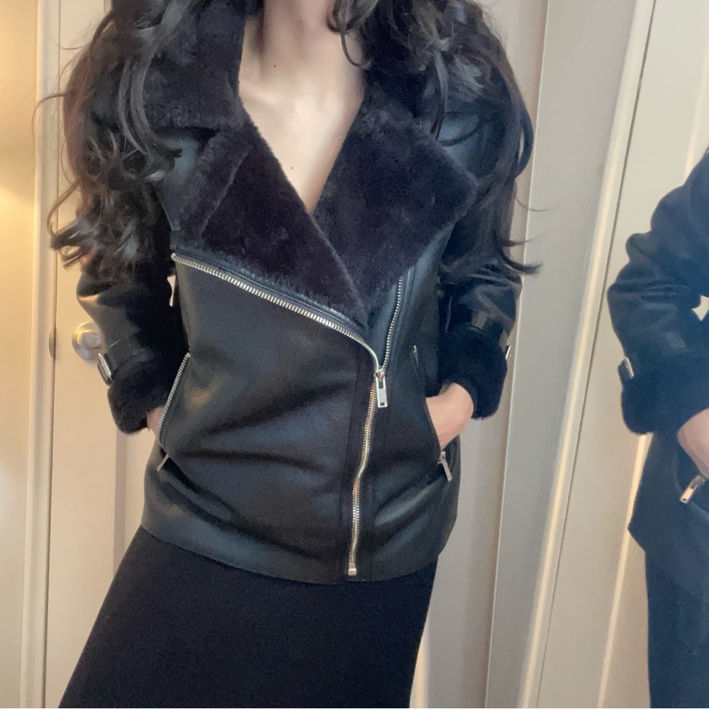 Faux Shearling-Lined Jacket - image 3